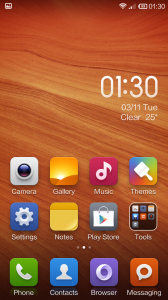 Hongmi MIUI Default Homescreen