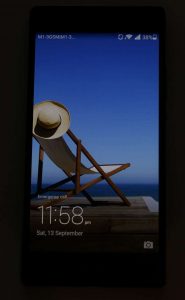 Ascend P7 Display