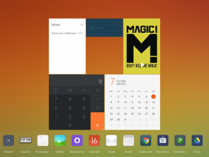 MiPad MIUI V6 Widget Screen